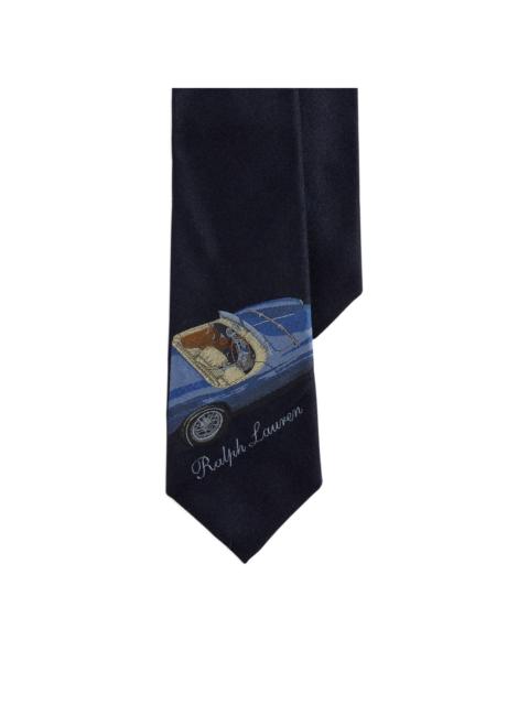 automobile-print tie