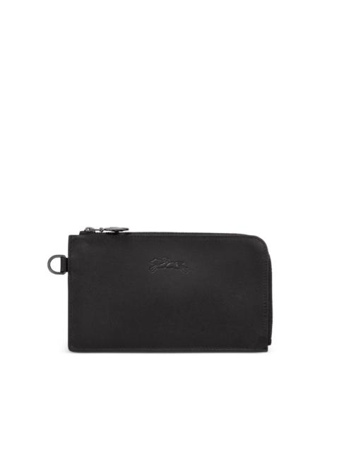 Le Pliage zippered leather wallet