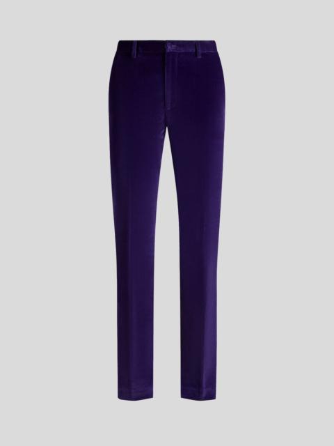 STRETCH VELVET TROUSERS