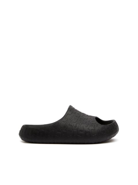 monogram-pattern slides