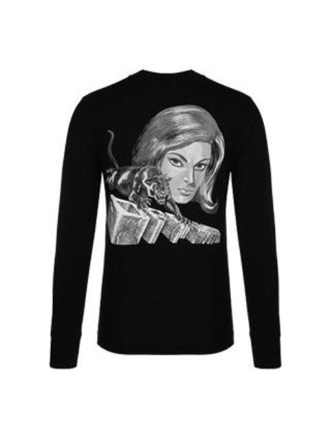 Men's Off-White 3d Pattern Pullover Black OMAB021R191850041088