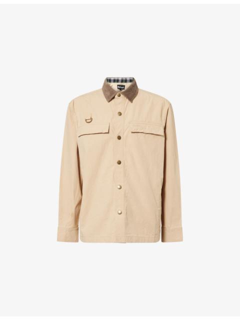 Spey Collared Cotton-Poplin Overshirt