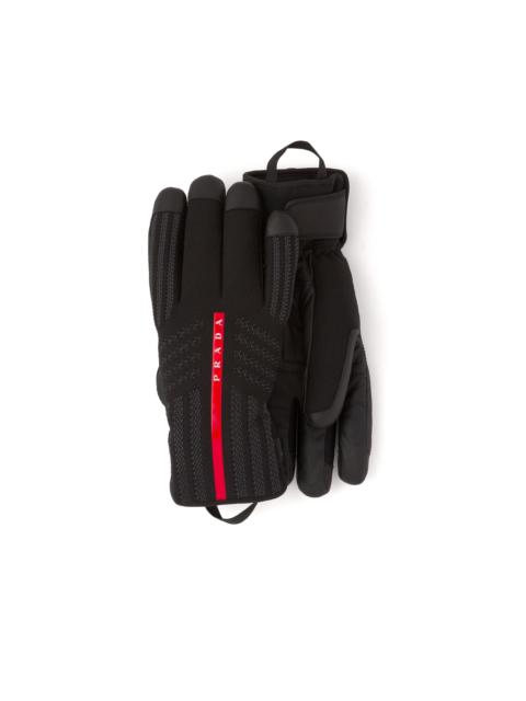GORE-TEX, leather and knit ski gloves