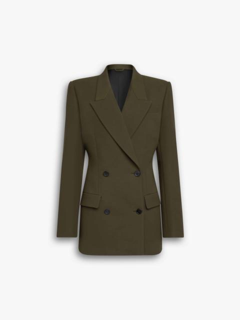 WOOL GABARDINE TAILORED JACKET