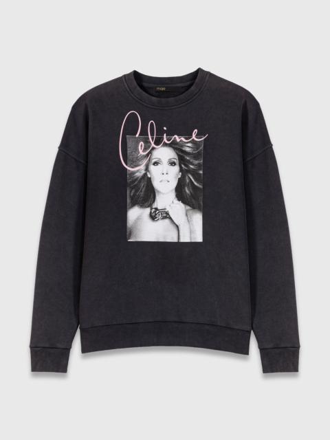 Maje x Céline Dion sweatshirt