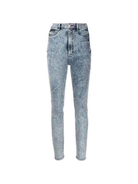 Super High-Waist skinny jeans