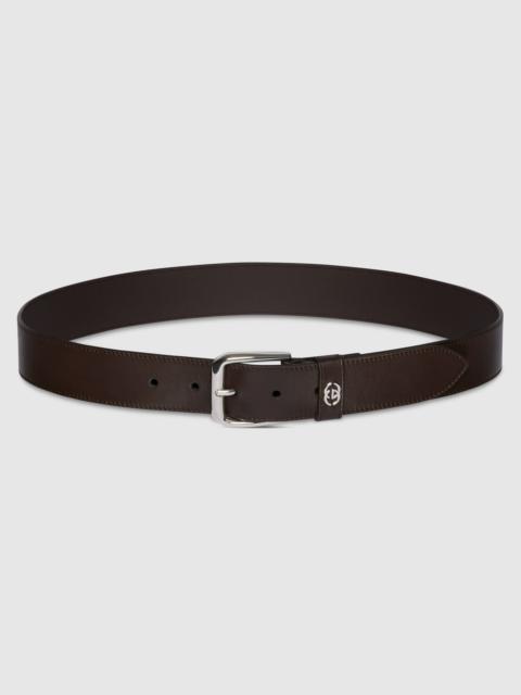 Belt with Interlocking G detail