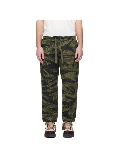 Khaki String Slack Trousers