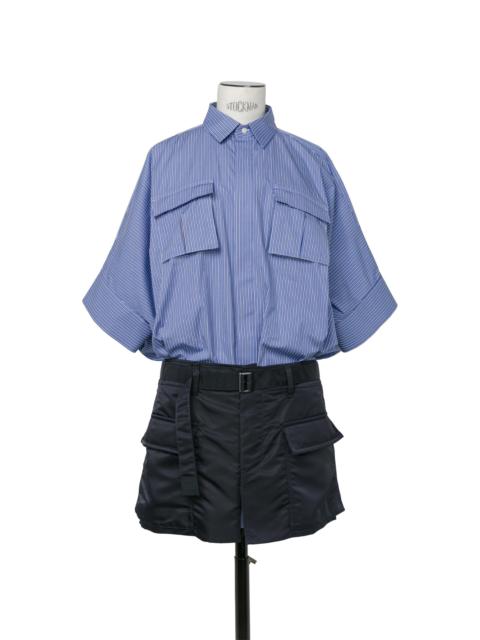 小売 Sacai Cotton Poplin x Nylon Twill Dress Cotton Poplin X Nylon