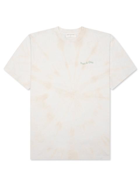 WORDMARK TIE DYE T-SHIRT - BONE
