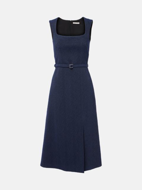 Pinah cotton-blend bouclé midi dress