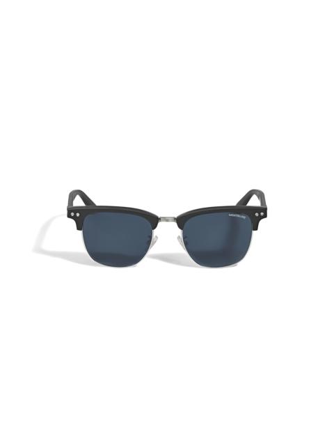 Squared Sunglasses with Black Coloured Acetate Frame