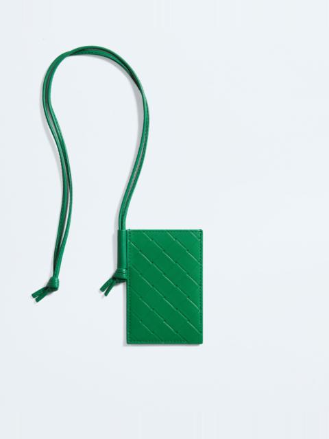 Intrecciato Stamp Badge Holder