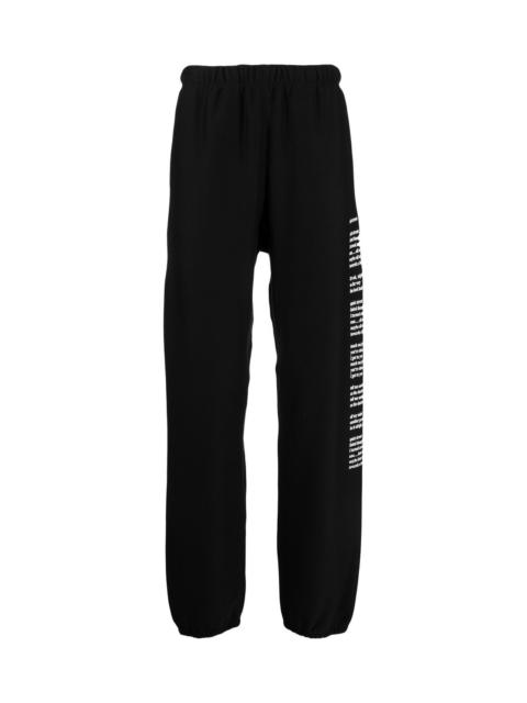 GRAPHIC-PRINT TRACK PANTS