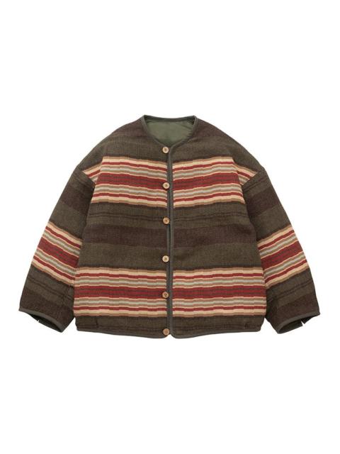 LINER JKT (JACQUARD BLANKET) W BROWN