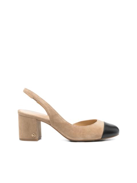 slingback-strap heeled pumps