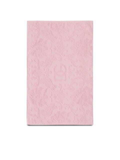 logo jacquard bath mat