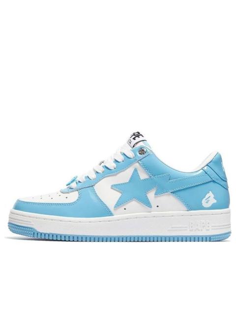 A BATHING APE Bape Sta Patent Leather 'White Blue ' 1I70-191-002-BLUE