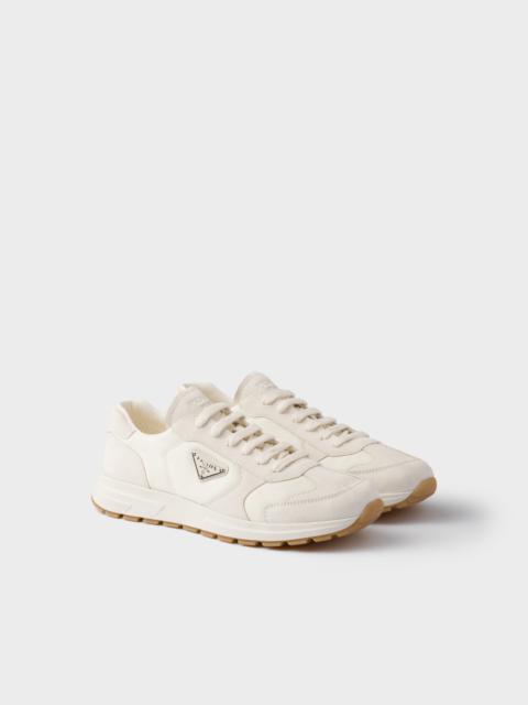 Prax suede and Re-Nylon sneakers