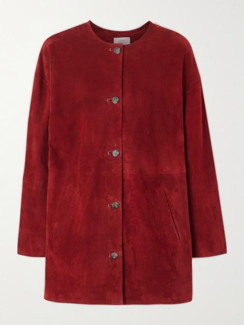 Waren Paneled Suede Jacket