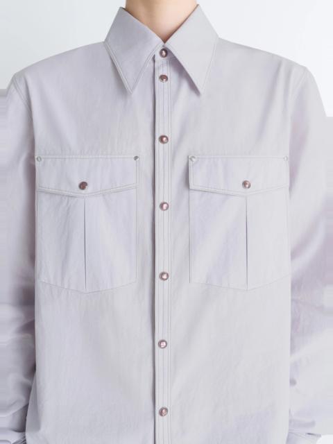 CHEST-POCKET FITTED SHIRT