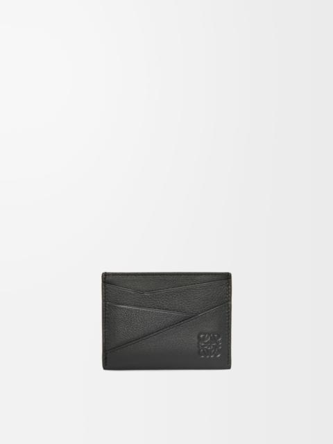 Puzzle Edge plain cardholder in classic calfskin