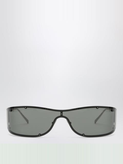 SL 807 shield sunglasses in silver and grey