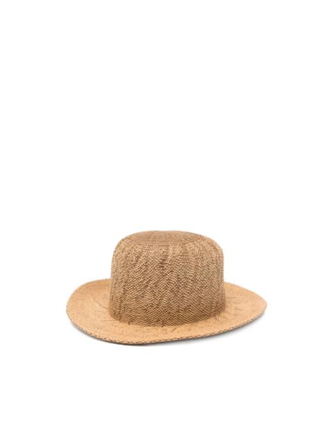 beige hat