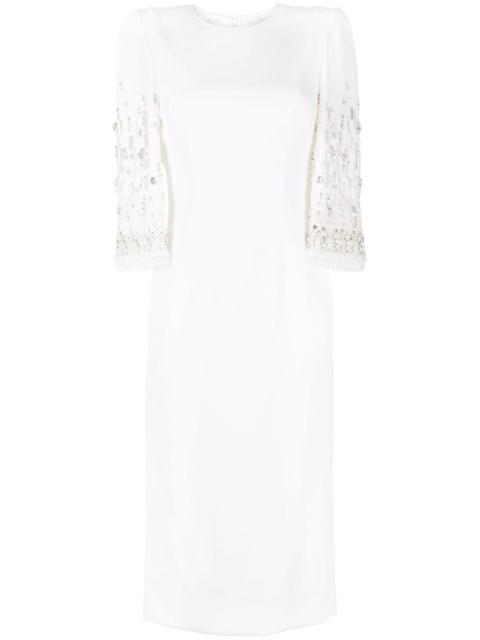 Ebba crystal-embellished midi dress