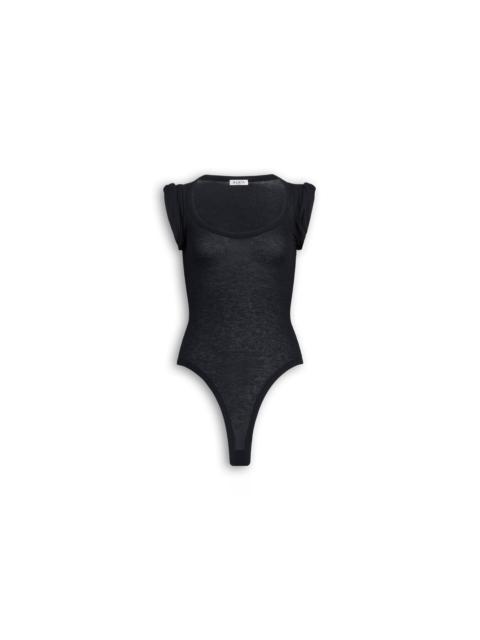 CASHMERE-BLEND JERSEY BODYSUIT