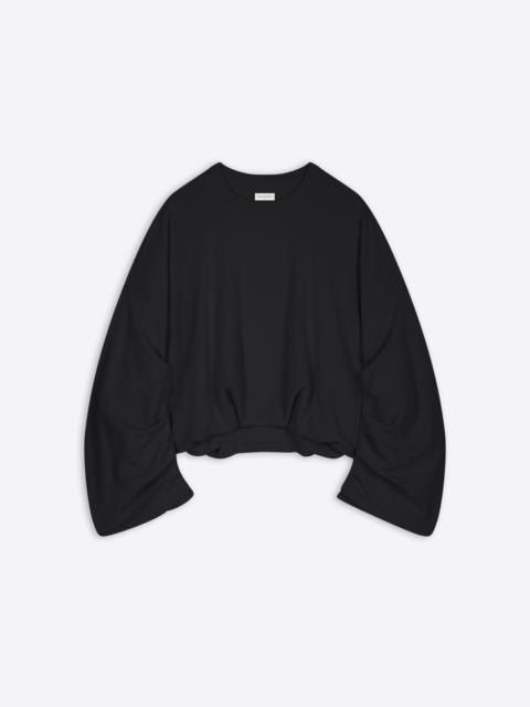 DRAPED SWEATSHIRT