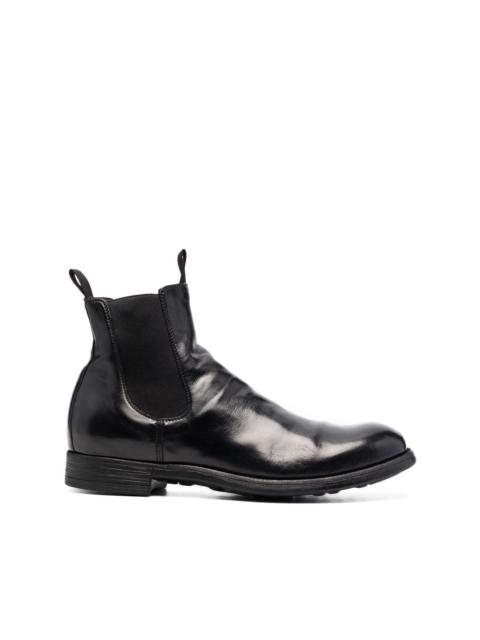 Chronic patent ankle boots