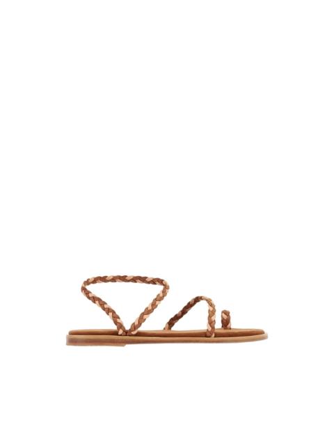 Eleftheria braided-strap sandals