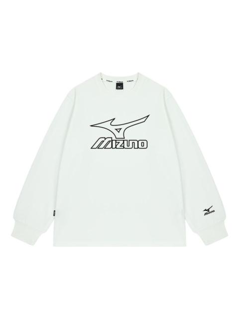 Mizuno Logo Graphic Long Sleeve T-shirt 'White' A2CA2A08