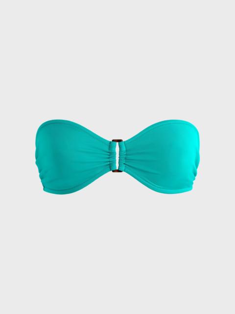 Women Bandeau Bikini Top Solid