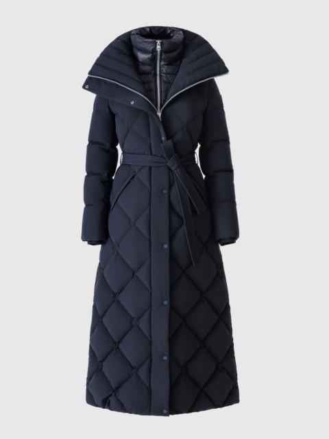 LAURELLA 2-in-1 Light Down Belted Coat