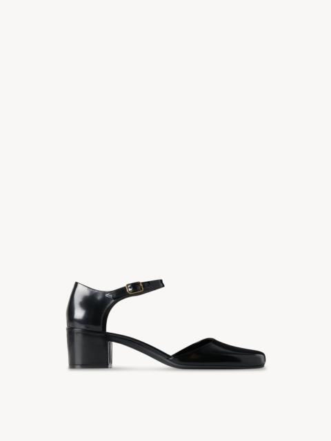 Penelope Ankle Strap Heel in Leather