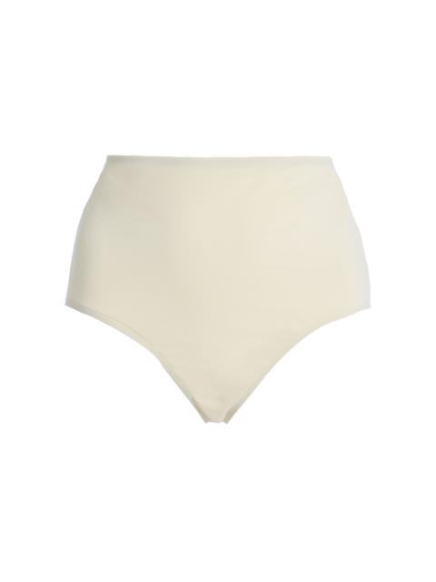 Iyla High-Waisted Bikini Bottom white