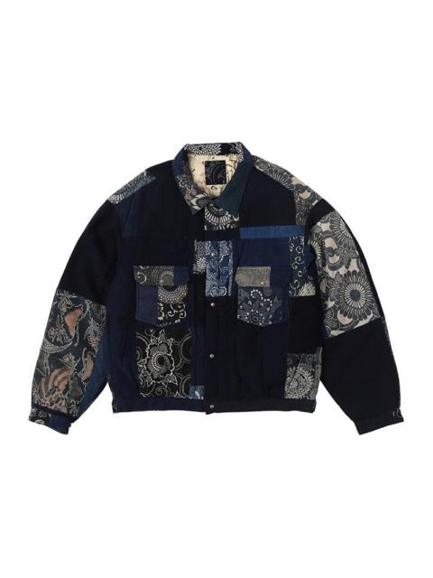 101XX DOWN JKT KOFU INDIGO PATTERN