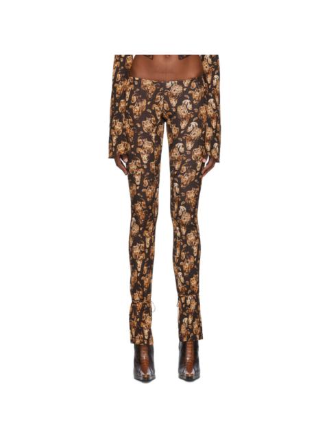 Brown Perse Trousers