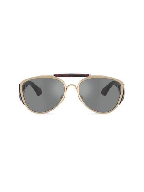 pilot-frame sunglasses