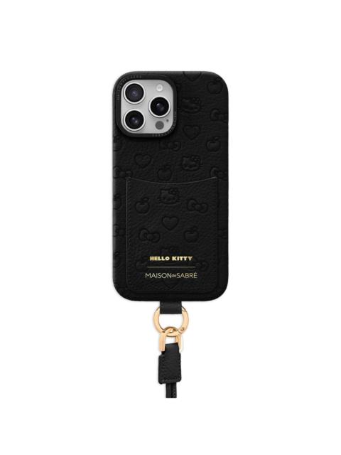 iPhone 16 Pro Max sling card-slot phone case