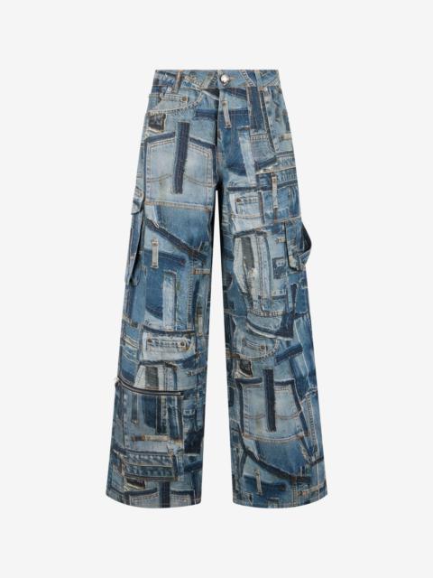 Patchwork Capsule Collection Cargo Jeans