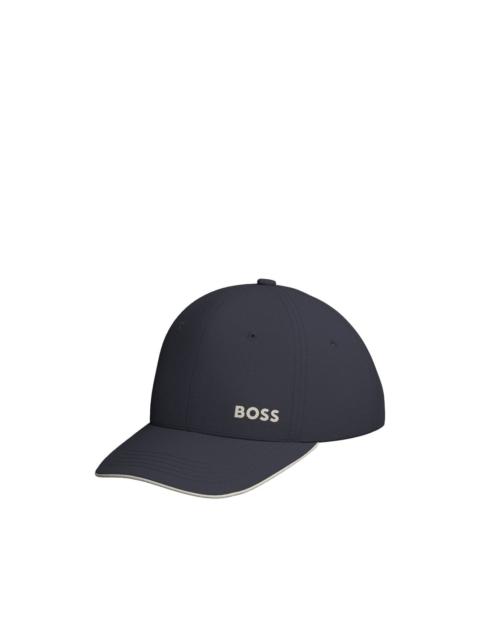 logo-print cotton hat