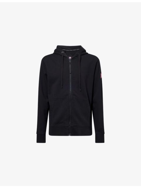 Huron Zipped Cotton-Jersey Hoody