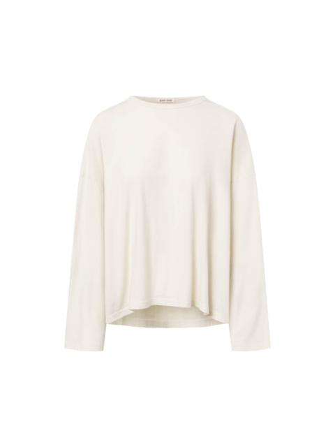 LOOSE LONGSLEEVE TEE - IVORY