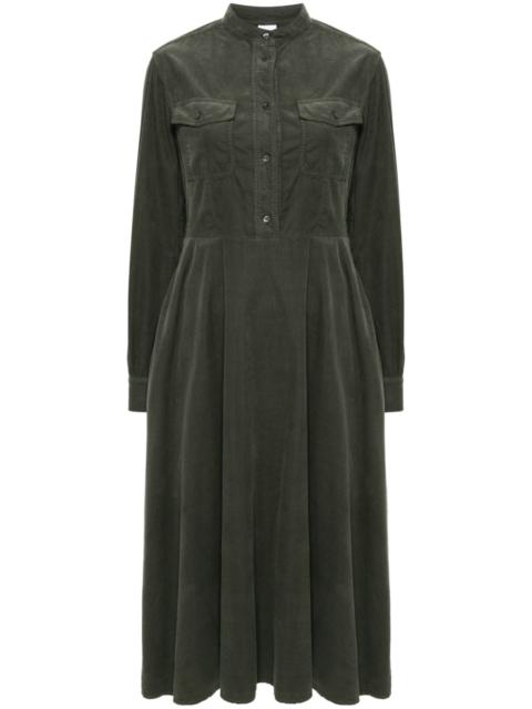 corduroy midi dress
