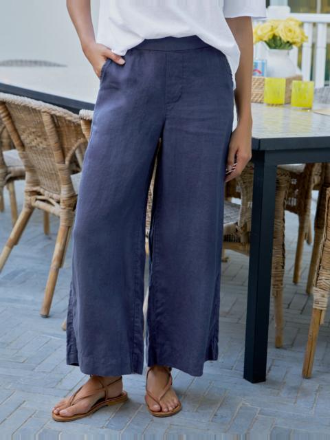 Wide-Leg Pull-On Pant