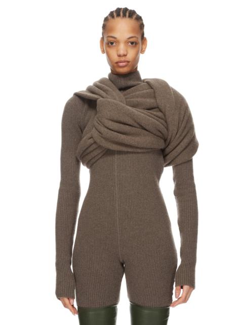 Triple Donut convertible cashmere sweater