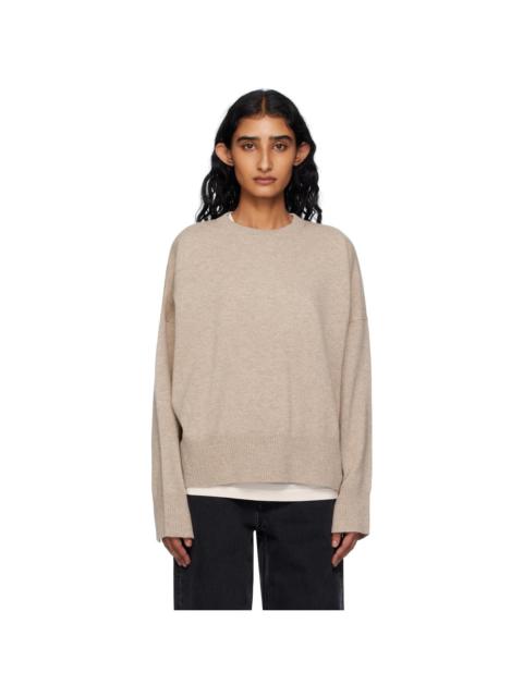 Beige Anaa LDS Cashmere Sweater